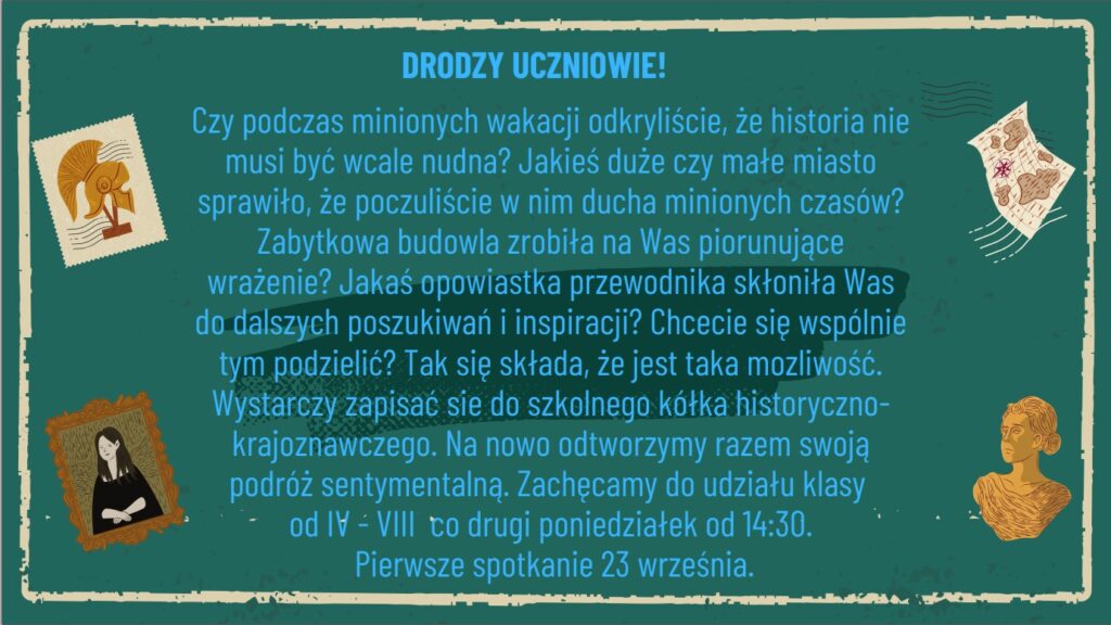 informacja na temat koła historycznego